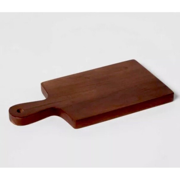 Threshold Arjun Wooden Mini Serving Tray Cutting Board 10”x5” - NEW - Picture 1 of 5